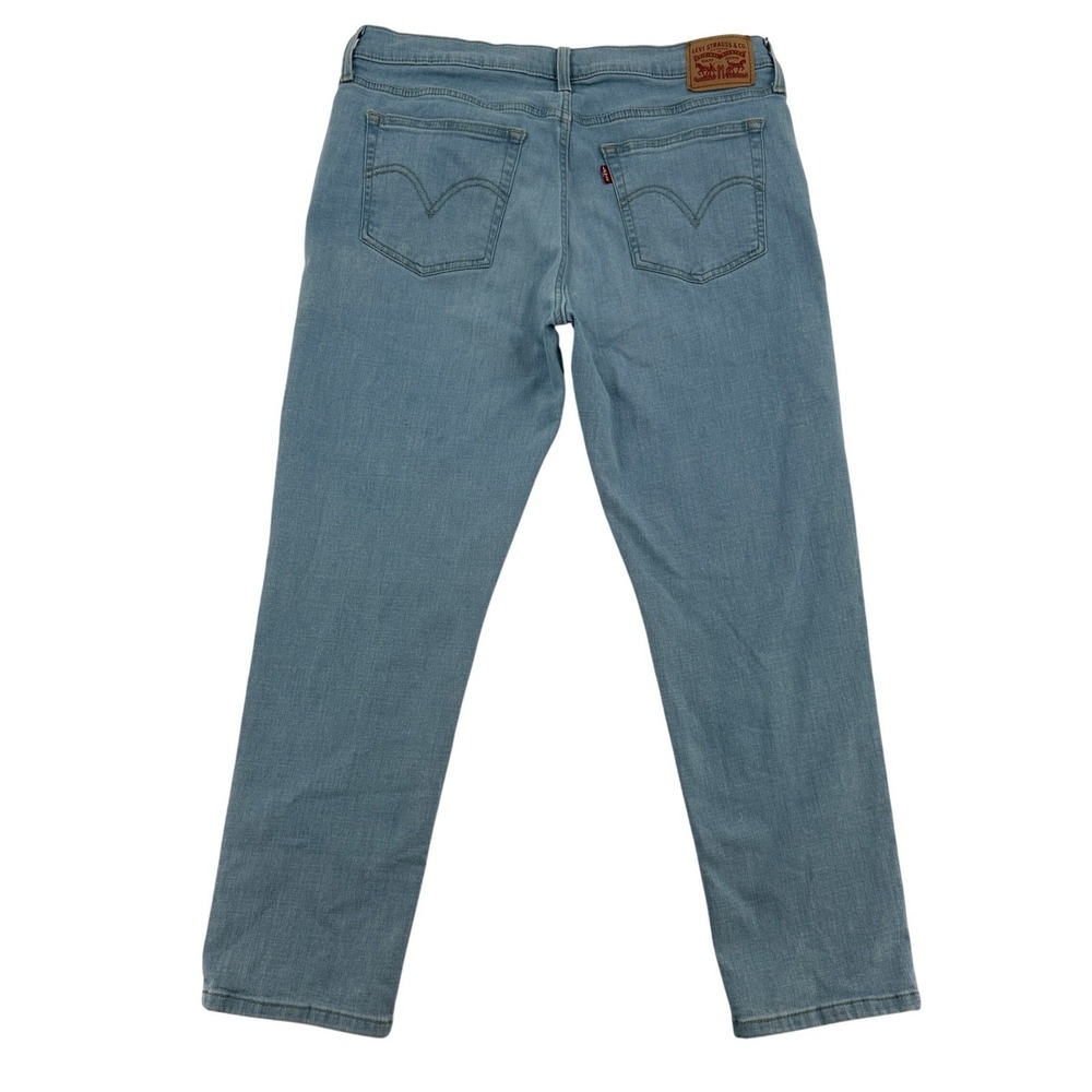 Levi's Boyfriend Jeans Light Wash Staple Denim Work Casual Logo Women Size 31
